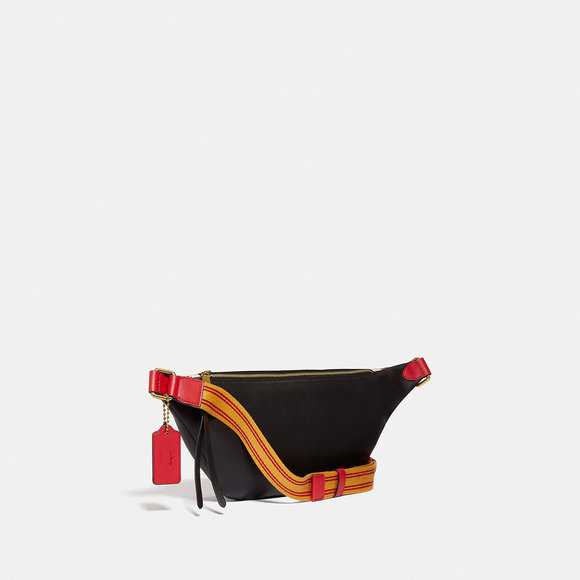 ALMOST PERFECT Coach Disney Mickey Mouse X Keith Haring Rivington Belt Bag - Picture 2 of 6